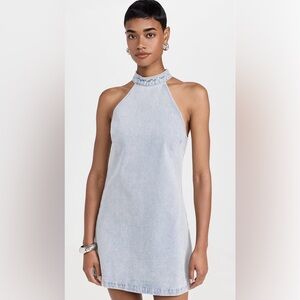 ABRAND  Denim HALTER Dress